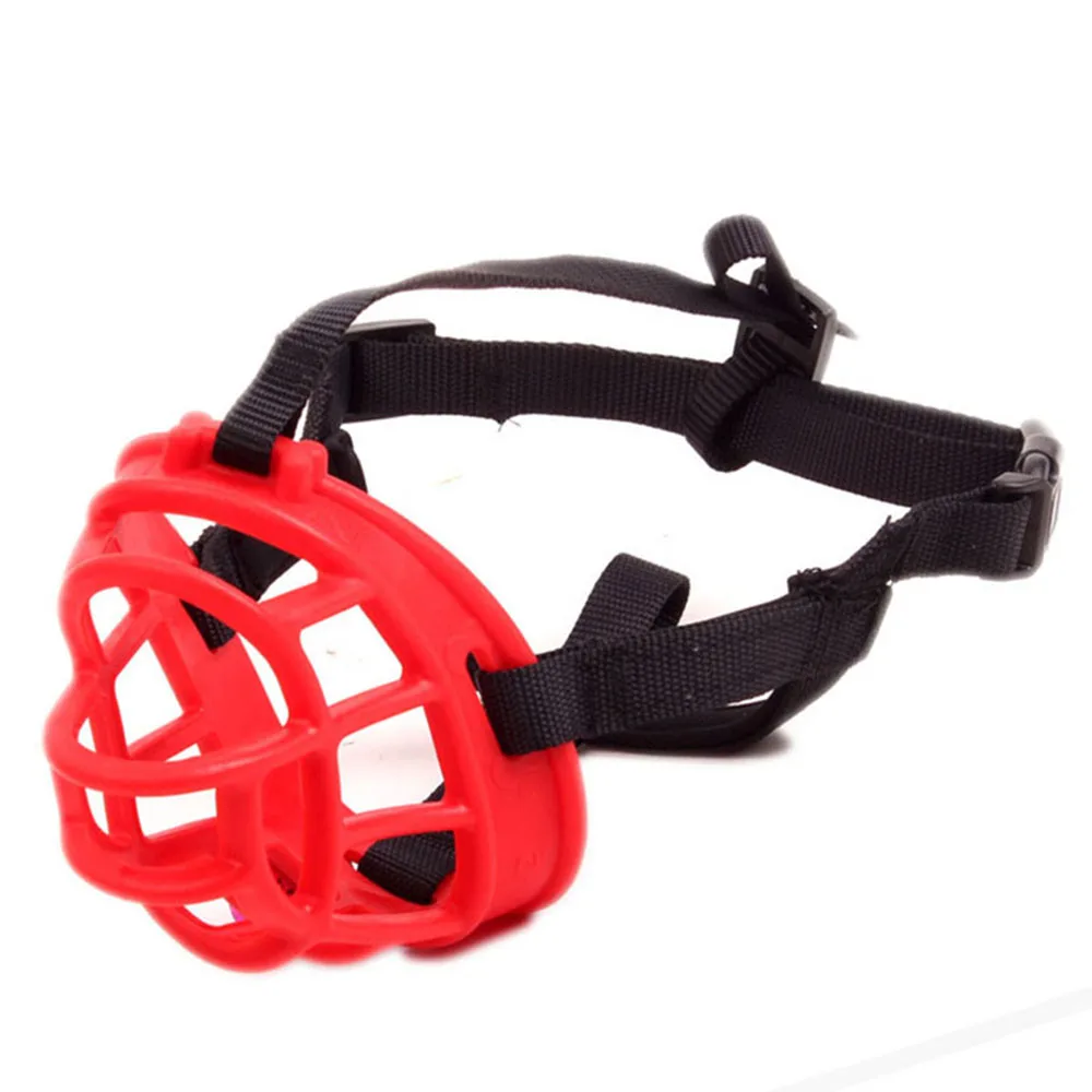Comfy Soft Silicone Pet Dog Muzzle Breathable Basket Muzzles for Small Medium Large and X-Large Dogs Stop Biting Barking Chewing | Дом и сад