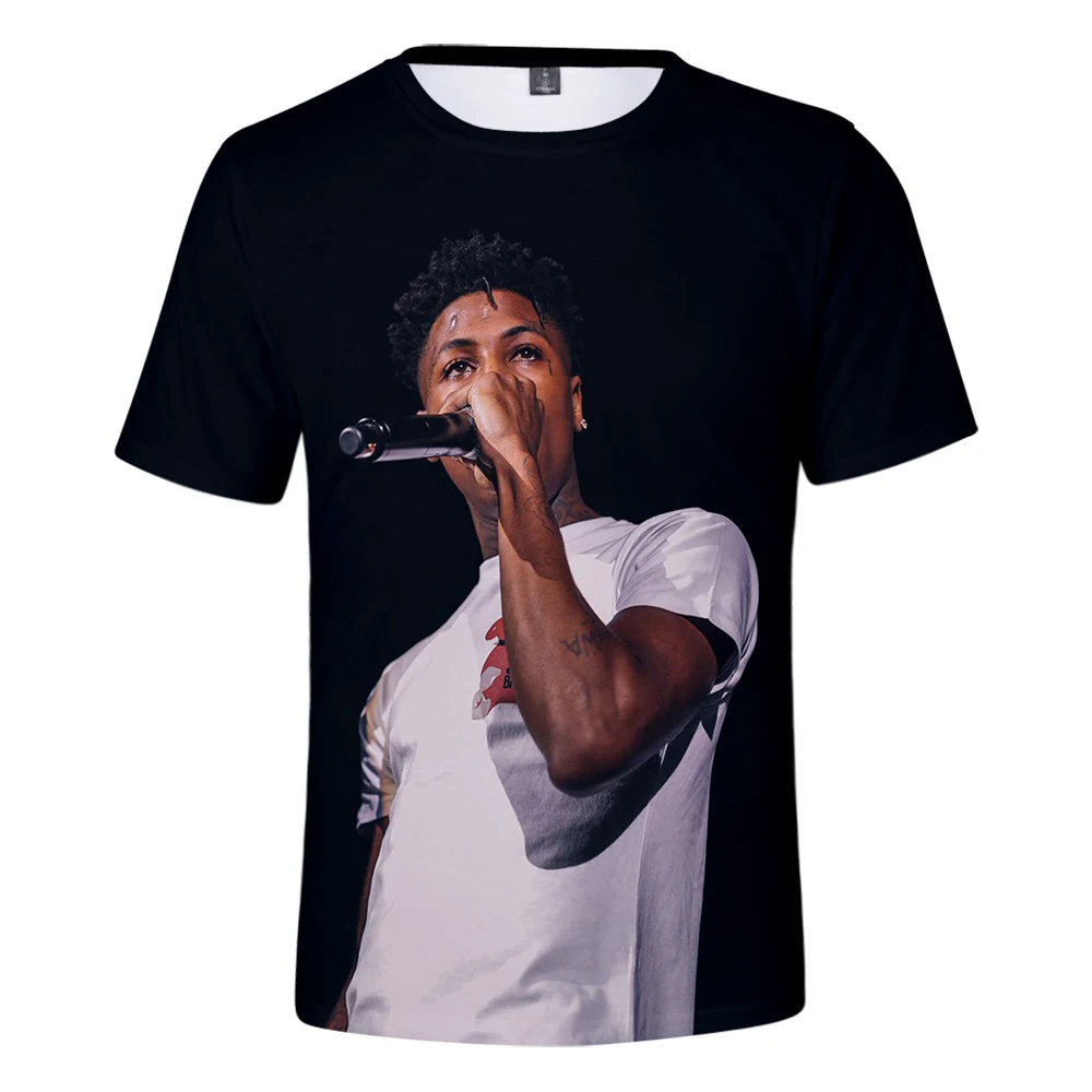 

2020 Hot Sale Blueface 3D Print Street Short Sleeve T-shirt Men's Women's Hip Hop Top Summer Fashion Casual Round Neck T-shirt
