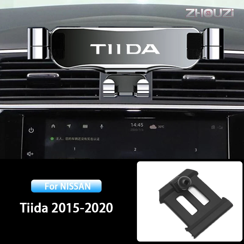 

Car Mobile Phone Holder Special Mounts Stand GPS Gravity Navigation Bracket For Nissan Tiida C13 2015-2020 Car Accessories