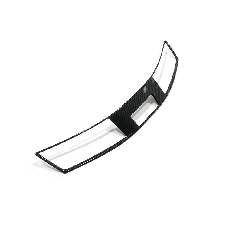 

ABS Carbon fiber Car middle air outlet Decoration Cover Trim Car Styling For Nissan Navara NP300 2017 2018 2019 accessories 1pcs