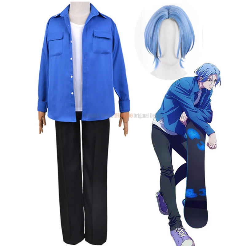 

SK8 Langa Cosplay the Infinity SK Eight SNOW Langa Cosplay Costume Hasegawa Ranga Wigs Party Outfits Suit