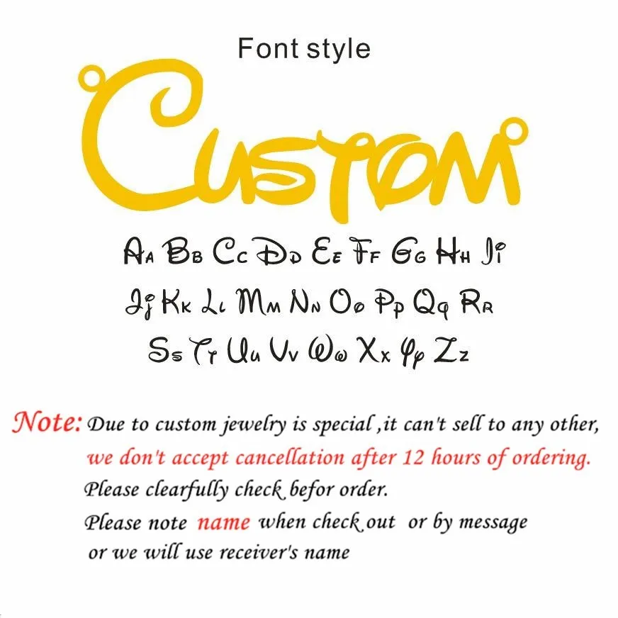 Ожерелье с именем для женщин персонализированное ожерелье кулоном в виде