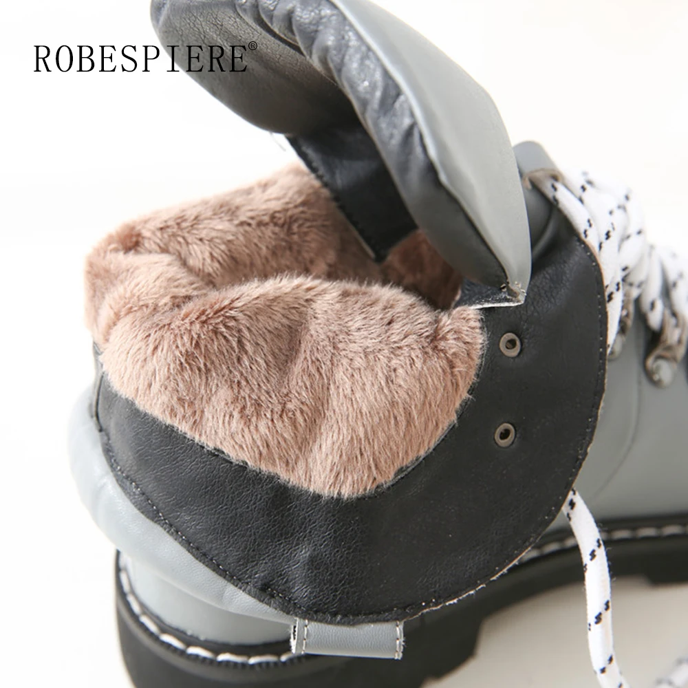 ROBESPIERE зимние сапоги новые теплые меховые плюшевые стельки женские из