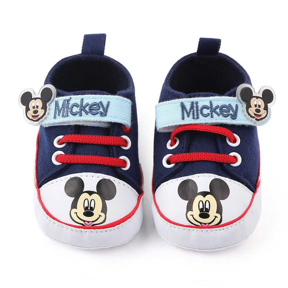 Детская обувь с Микки Маусом для первых шагов нескользящая мультяшным принтом