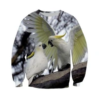 parrot t shirt men flower hoodies hip hop bird 3d print sweatshirt cool men women clothing casual tops sweatshirt shirt