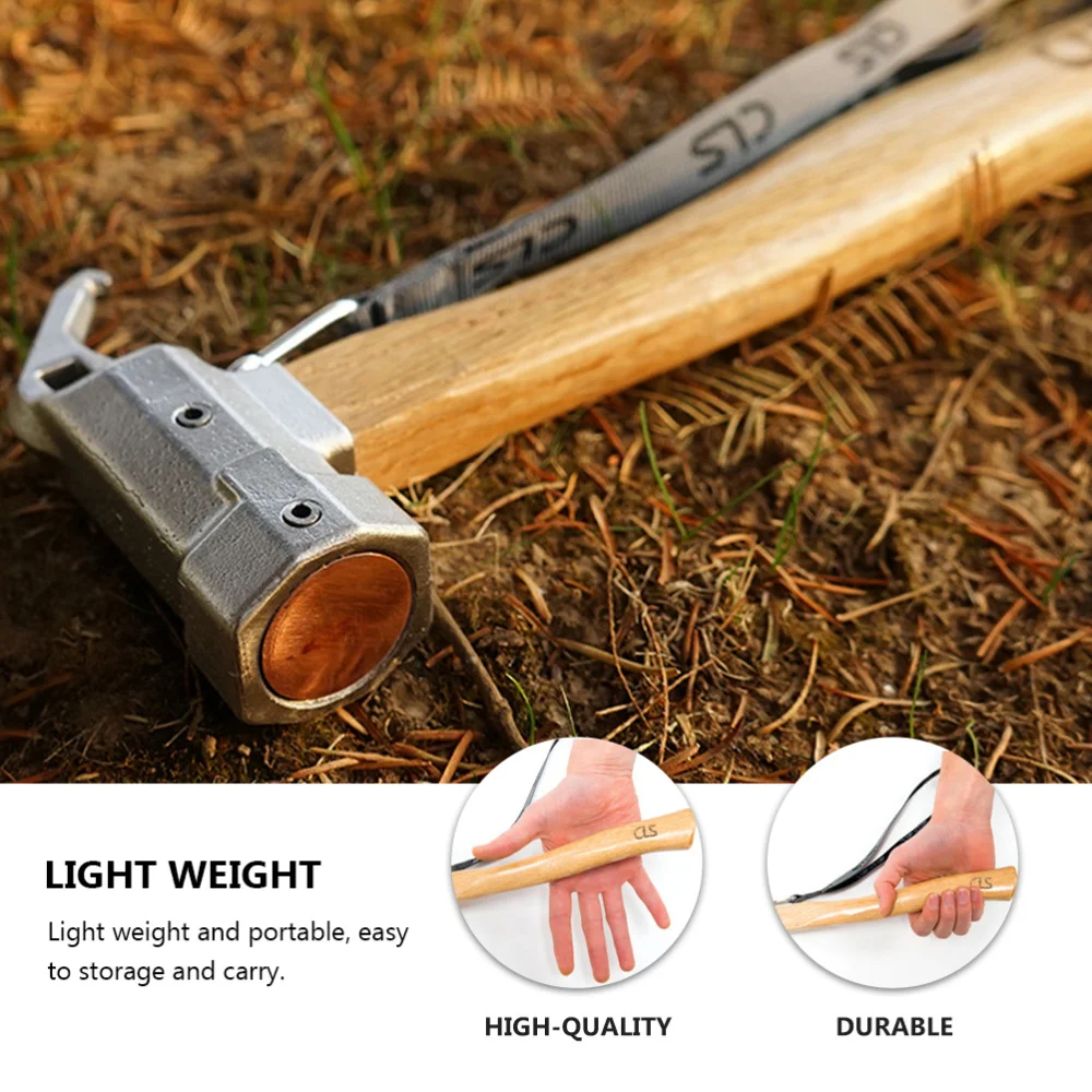 

1pc Multi-function Practical Copper Hammer Outdoor Tent Camping Hand Tools