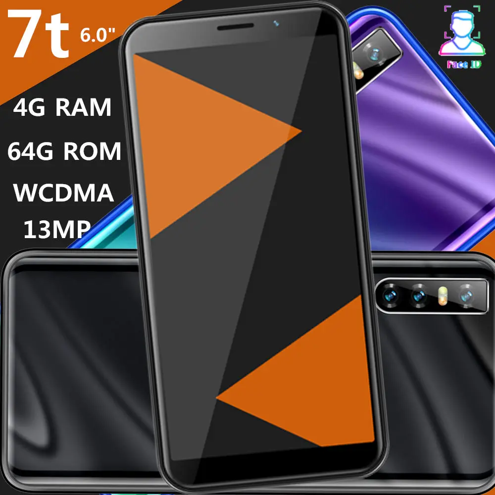 Смартфон 7t 4 ядра + 64 ГБ 6 0 дюйма 5 13 МП|Смартфоны| |