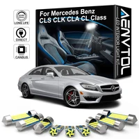 aenvtol car interior led lights canbus for mercedes benz cls clk cla cl class w218 w219 w208 c208 w209 c209 a209 c117 c215 c216
