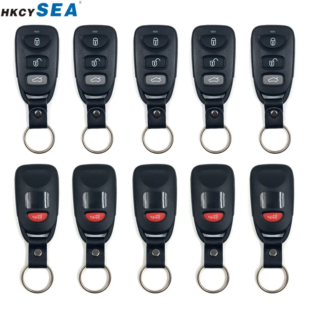 4 buttons 10 шт./лот, Xhorse, Универсальный проводной дистанционный Автомобильный ключ, 3/4 кнопок для hyundai VVDI, ключ, инструмент VVDI2, мини-программист - Количество кнопок: 4 buttons