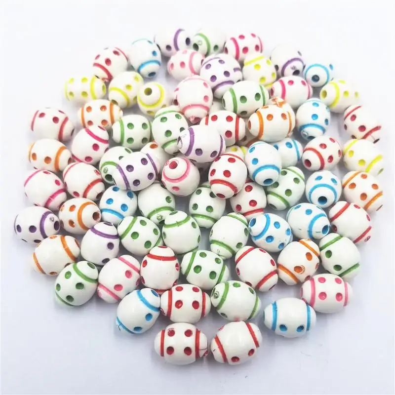 

1Set 2021 New Acrylic Loose DIY Beads For Jewelry Findings Jewelry Making Bracelet Necklace Earrings Colours Fashion Popualr