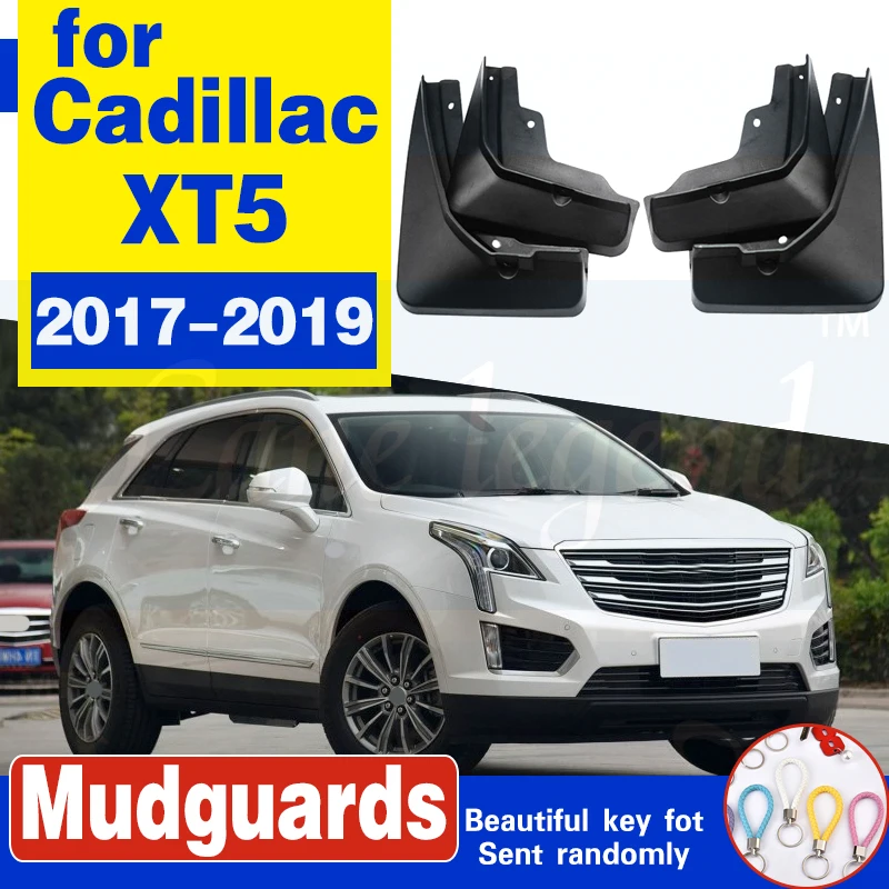

4pcs/set car Front Rear Splash Guard Mud Flaps for Cadillac XT5 2017 2018 2019 mudgaurds fender mudlflap