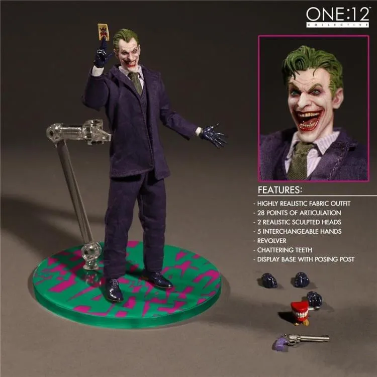 

One:12 Joker MEZCO, артикулированное фотоукрашение, 6 дюймов