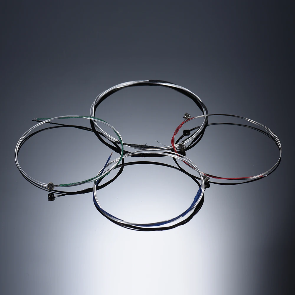 

ammoon 5 Packs Full Set High Quality Violin Strings Size 4/4 & 3/4 Violin Strings Steel Strings G D A and E Strings