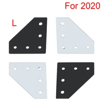 5 holes 90 degree 2020 3030 series joint board plate corner angle bracket connection for 20s 30s aluminum extrusion profile