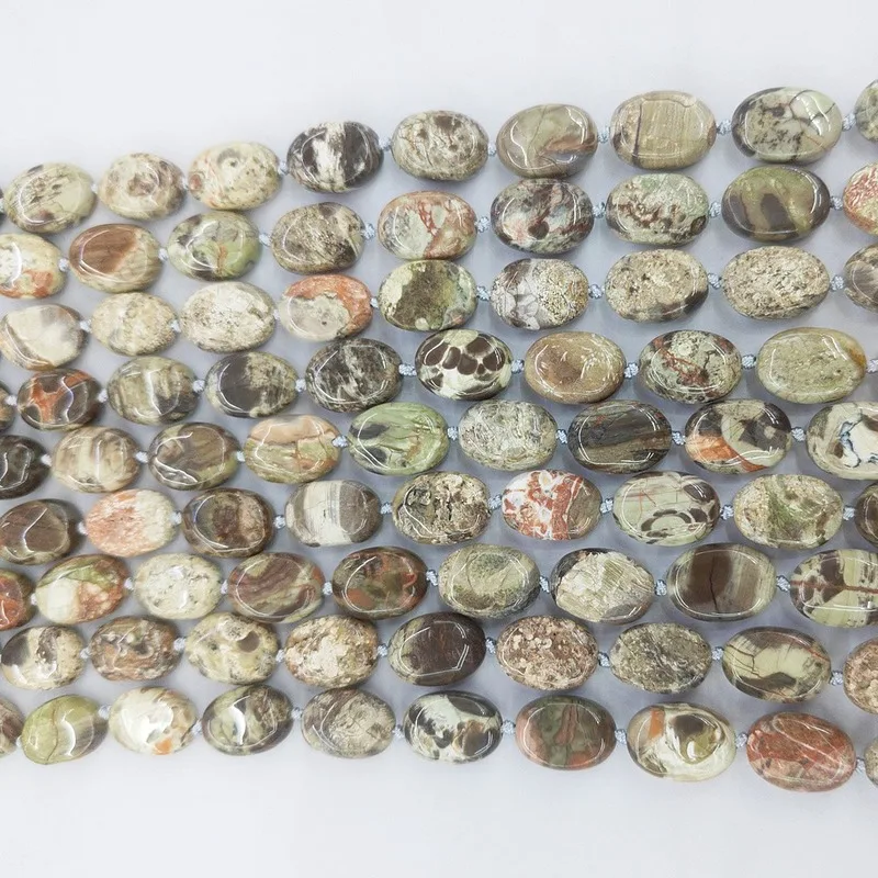 Natural Stone Loose Beads 7*13mm Oval Beaded DIY Handmade Bracelet Necklace Jewelry Accessories | Украшения и аксессуары