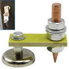 Прочный Магнитный заземляющий Соединитель с двойной головкой и проводящим стержнем, сварочный зажим, Заземляющий зажим для сварочного аппарата, авторемонта