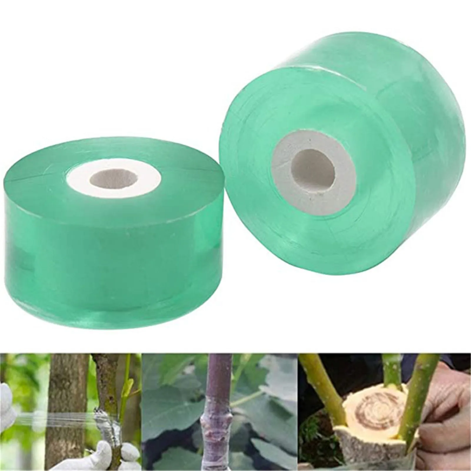 

2pcs Plants Tools Self-Adhesive Nursery Grafting Tape Stretchable Graft Membrane for Seedling Fruit Tree Flowers Vegetables