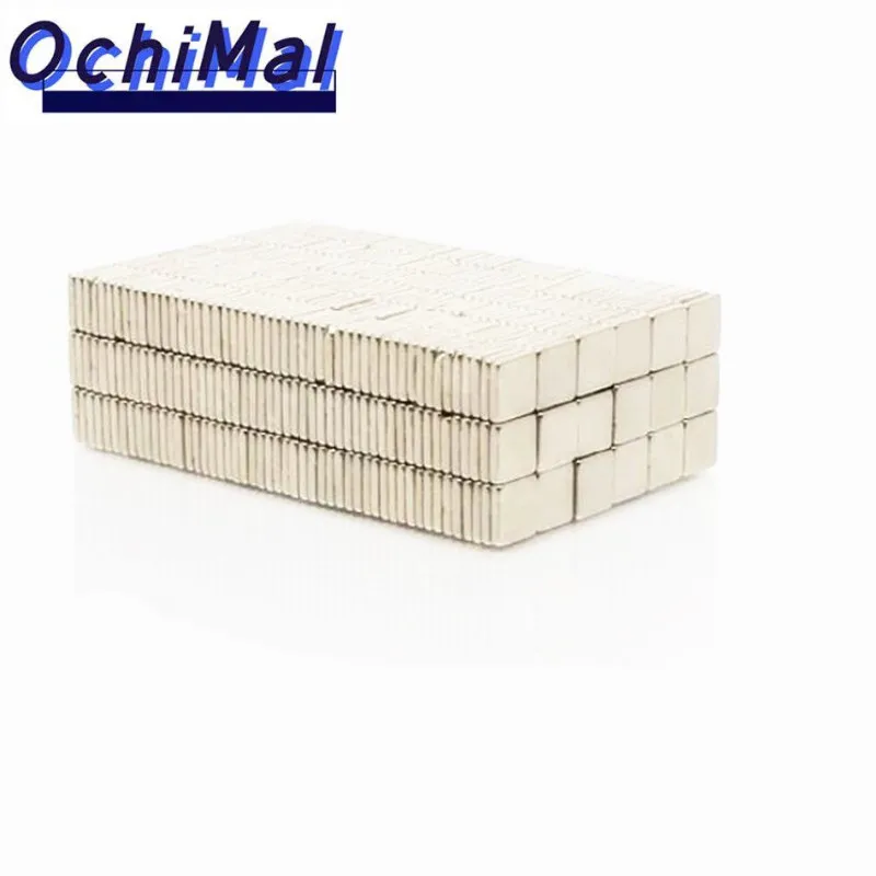 

100-200pcs Strong Rare Earth Rectangular Magnets Neodymium Magneti Neodimio Calamita Potente Refrigerator Magnet Small Mini