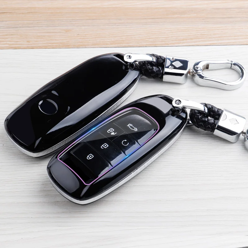 Чехол для ключей из АБС-пластика углеродного волокна автомобильных GAC Trumpchi Aian S V