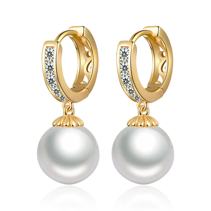 Роскошные висячие серьги из натурального жемчуга для женщин золотые серебряные