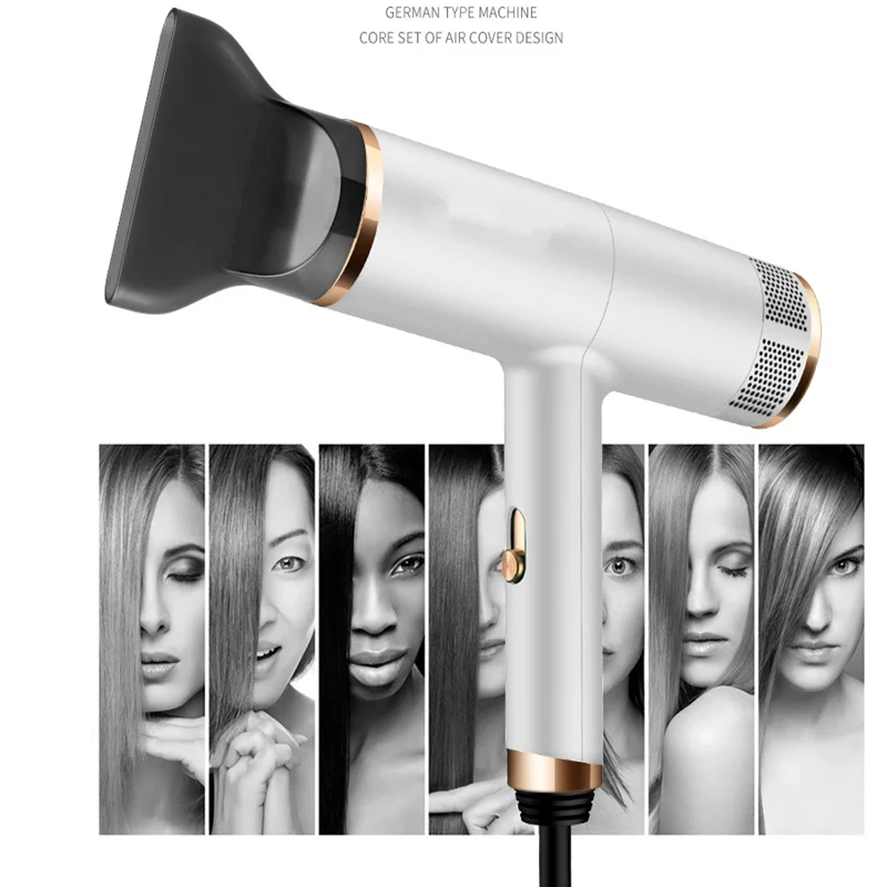 

Professional Hair Dryer Negative Ion Blow Dryer Hot Cold Wind Household Salon Hair Styler Tool Electric Ionic Blower Drier