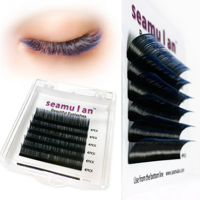 

Ombre Red Blue Eyelash Extension Individual Eyelashes Colored Faux Mink Ombre False Eye Lash Colour Lashes Makeup Tool