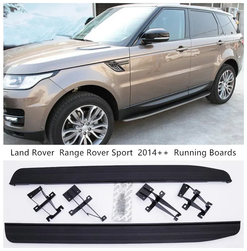 Подножки для Land Rover Range Sport 2014 2021 боковые ступенчатые педали высококачественные