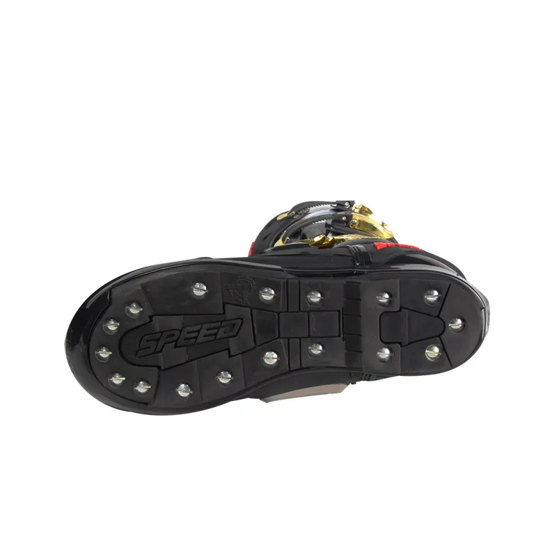 Байкерские байкерские ботинки с перекрестными ремешками Модная обувь круглым