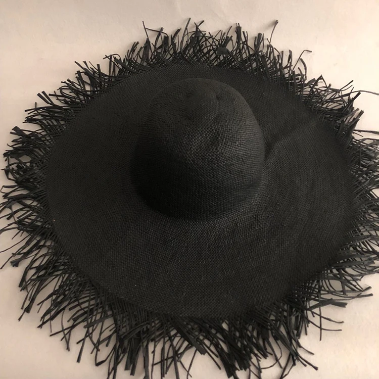 Женская Соломенная шляпка ZJBECHAHMU повседневная однотонная винтажная