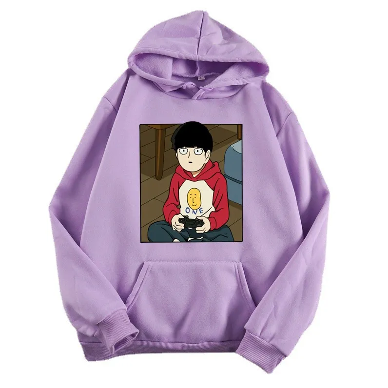 

Women Sweater Cartoons Anime Mob Psycho 100 harajuku hoodie Sweater women fashion clothes women hoodie clothing dropshipping