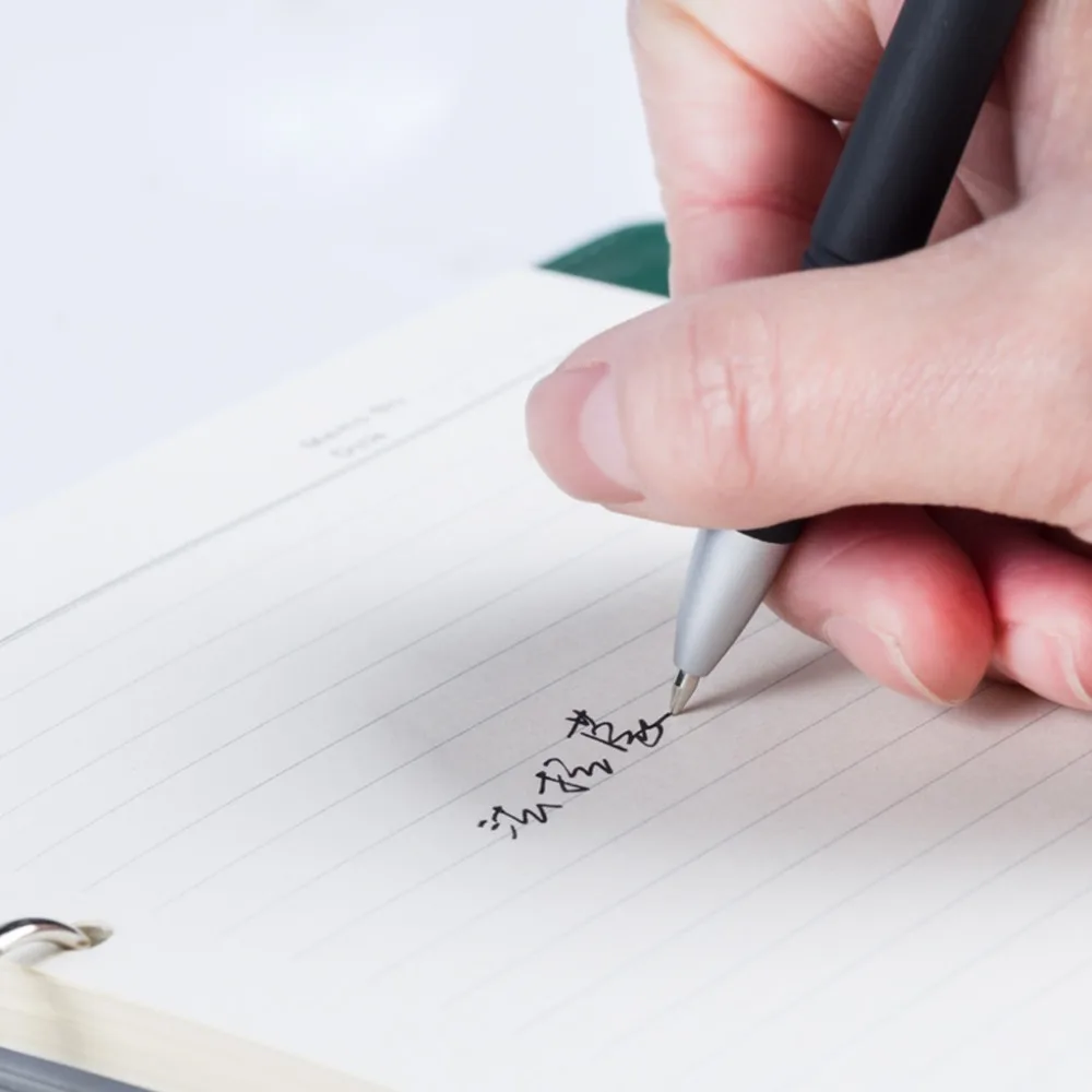 Высококачественная металлическая Черная гелевая ручка пилот 0 5 ручки офисные и