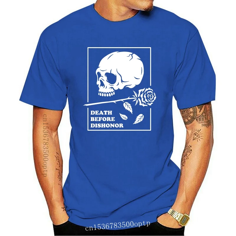 

Мужская футболка New Rose Skull Before Dishonor-Image by The-Shirt