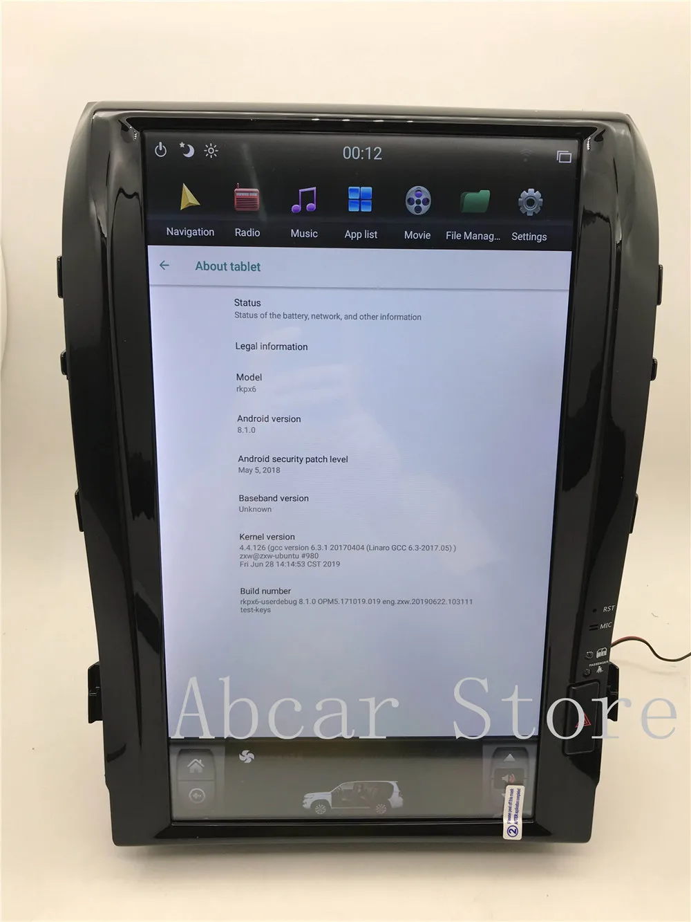 1" Tesla стиль Android 8,1 PX6 HDMI Автомобильный dvd-плеер gps навигация для Toyota LAND CRUISER LC200 2008- радио ips стерео