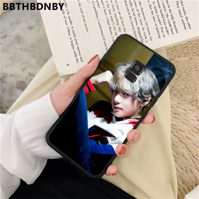 Чехол для телефона Jin kpop Bailey корейский узор мягкий чехол из ТПУ samsung S9 plus S6 edge S7 S8 S10