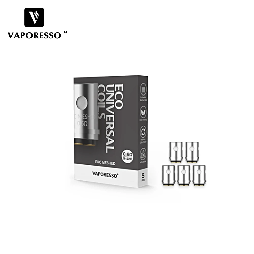 5-10 шт. оригинальная катушка Vaporesso EUC ccel с сеткой головка 1.0 Ом/0.6ом атомайзера для