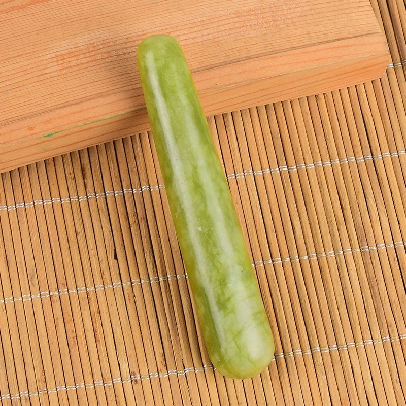 Helu Jade Massage Wand Gua sha Tool Eye Health Care Acupoint Pen Natural Massager Face Body Meridian acupuncture point Yoni |