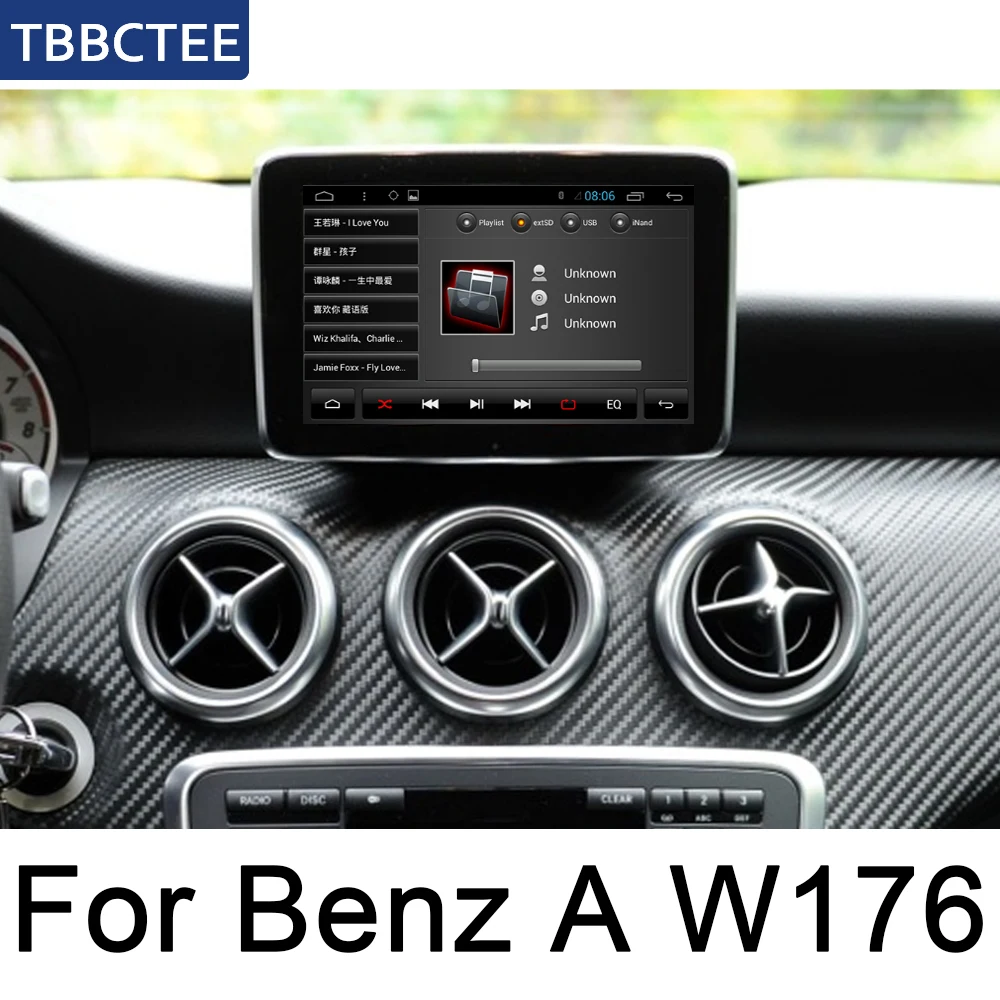 Автомобильный мультимедийный плеер для Mercedes Benz A Class W176 2013 ~ 2014 NTG Android радио GPS