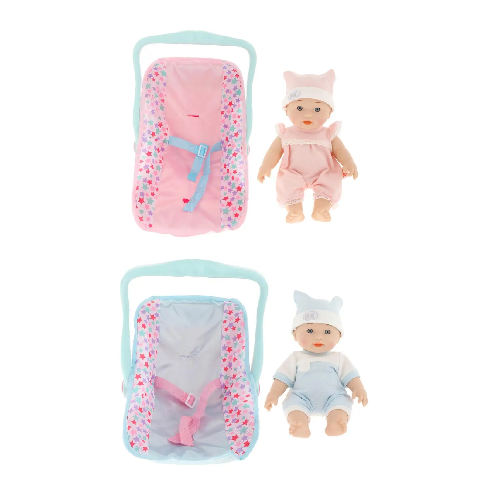

1pc Realistic Newborn Baby Doll Full Vinyl Body Washable Cute Sleeping Toy
