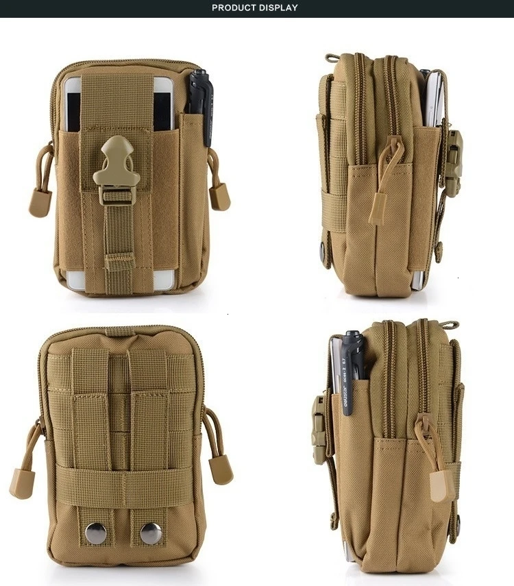 Тактическая Сумка Molle, поясная сумка, маленький карман, военная поясная сумка для бега, Сумка для кемпинга, аксессуары