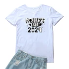 День матери 2021 женская футболка Забавный принт Женская хлопчатобумажная рубашка; Повседневная футболка с короткими рукавами для женщин подарок для матери