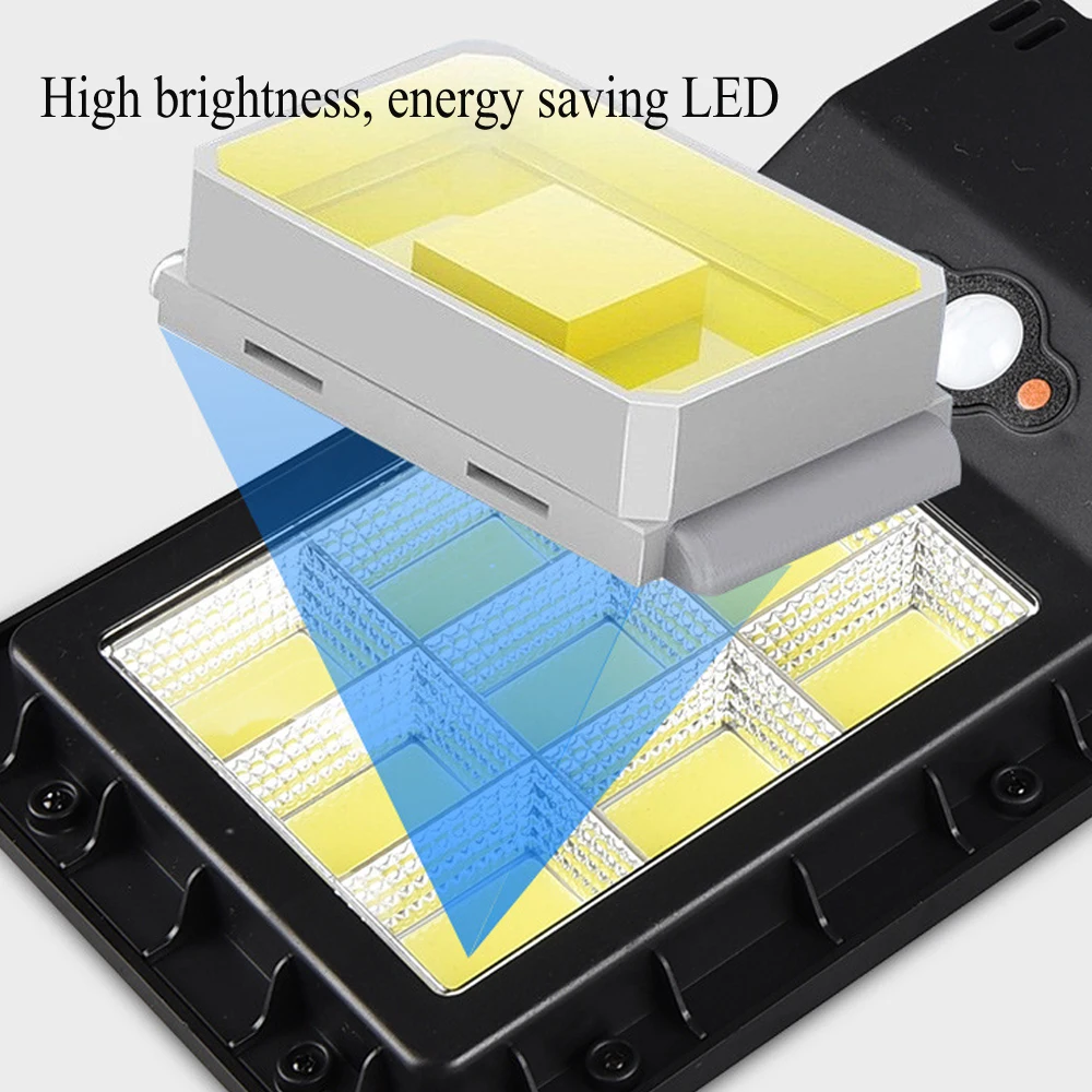 Светодиодный солнечный светильник 500 ватт 3 Режим преобразования настенный
