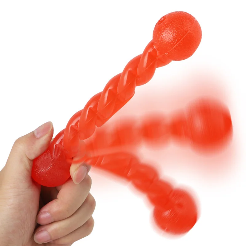 Резиновая ручка Twist Puppy Bite Resistant игрушки для домашних животных интерактивные Игрушки для маленьких больших собак кошек Molar Chew игрушки для животных игрушки 2 цвета