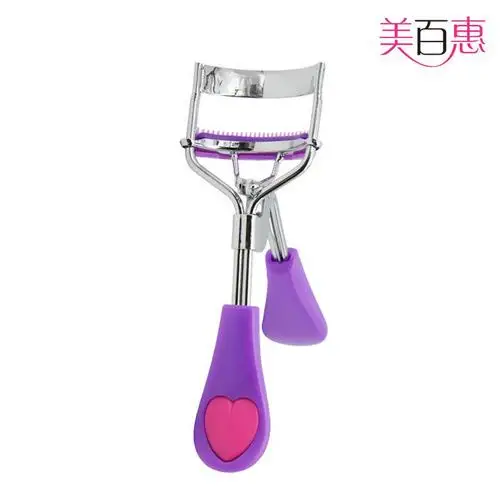 Purple handle 13 цветов прочные бигуди для ресниц профессиональные щипцы для завивки ресниц Черный Розовый Зеленый Пинцет для ресниц косметика - Цвет: Purple handle