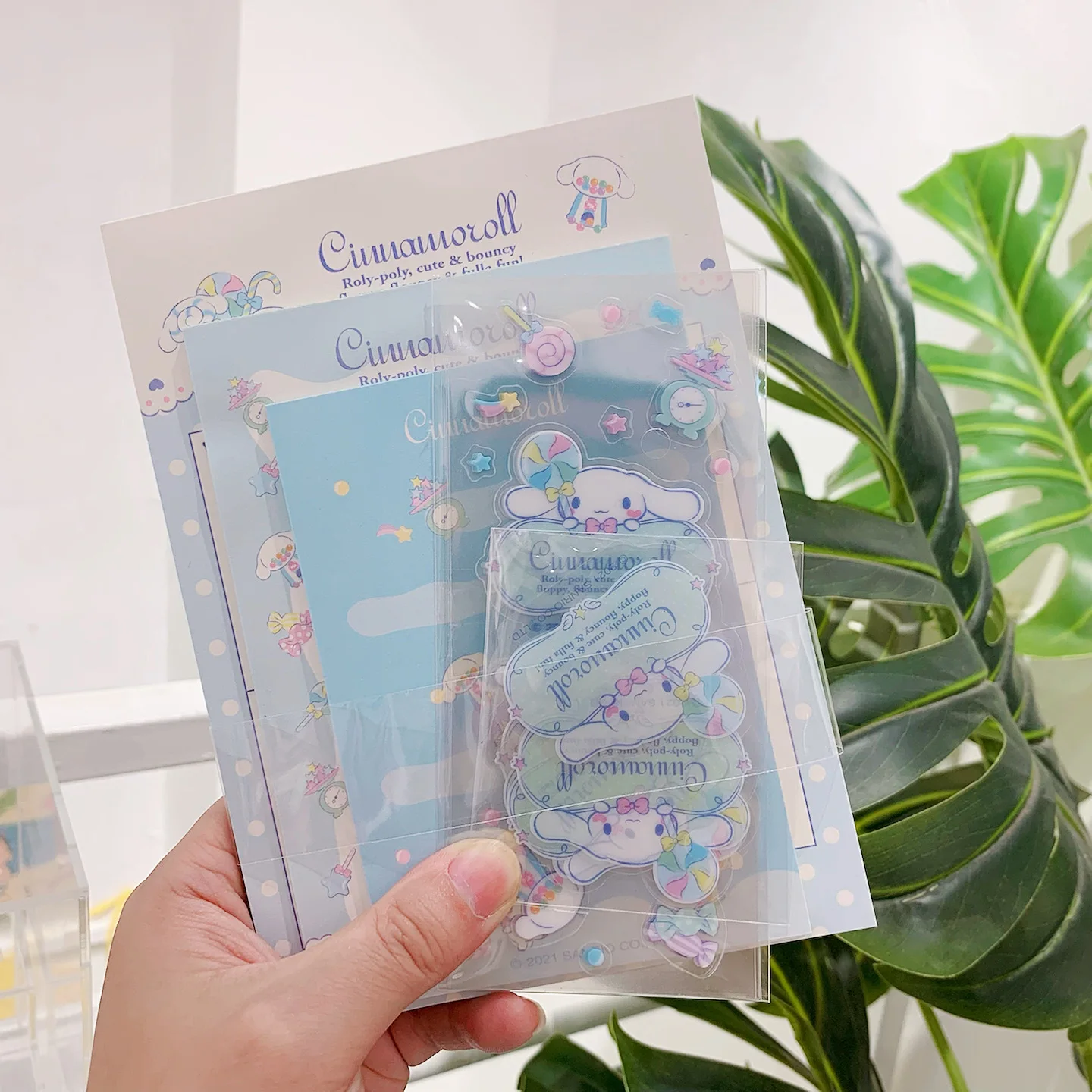 

Новый Набор наклеек для заметок с мультяшными мелодиями, наклейки Cinanmoroll, сделай сам, закладка для списка, канцелярские принадлежности ...