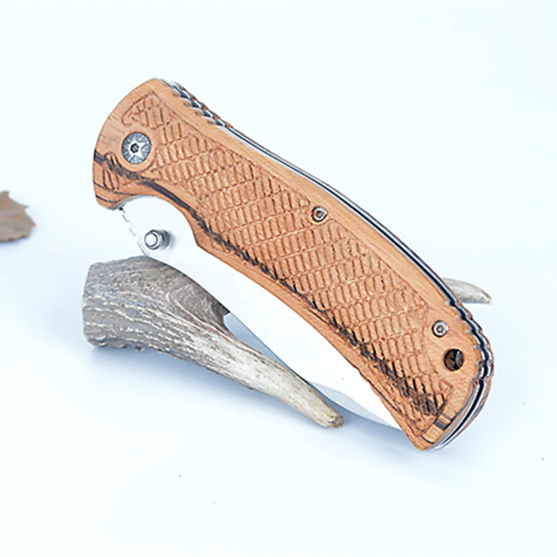 8&quot Folding Knife 440C Titanium Coating Blade Pocket Survival Knives Hunting Tactical Camping Outdoor Tools | Инструменты