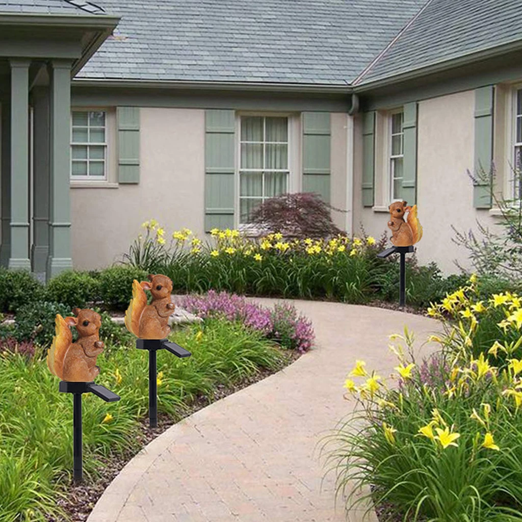 Лампа садовая светодиодная на солнечной батарее светильник для газона с