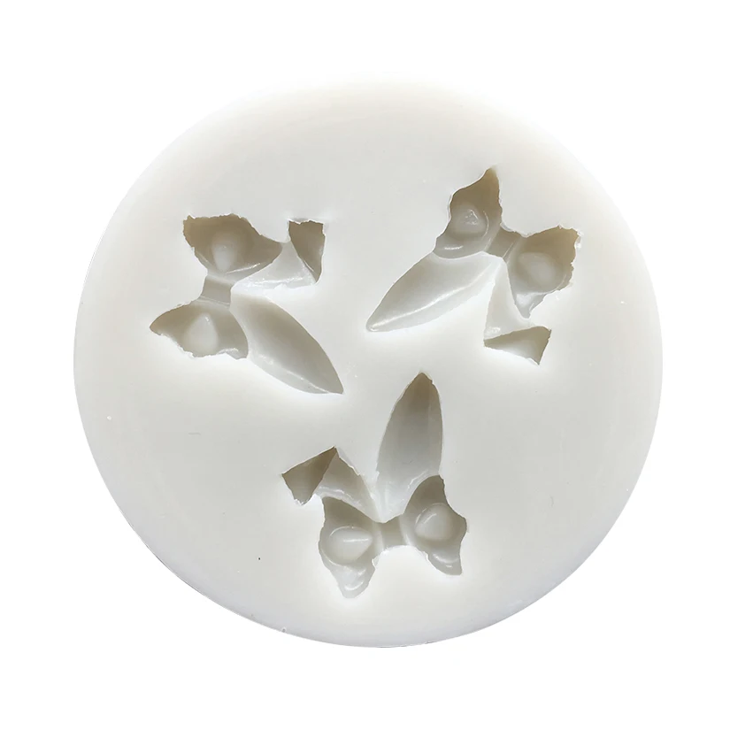 Силиконовая форма в виде банта пасхального кролика