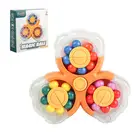 Вращающийся волшебный куб, игрушка для снятия стресса для взрослых и детей, игрушки-антистресс для пальцев, интеллектуальная игра, игрушки-антистресс