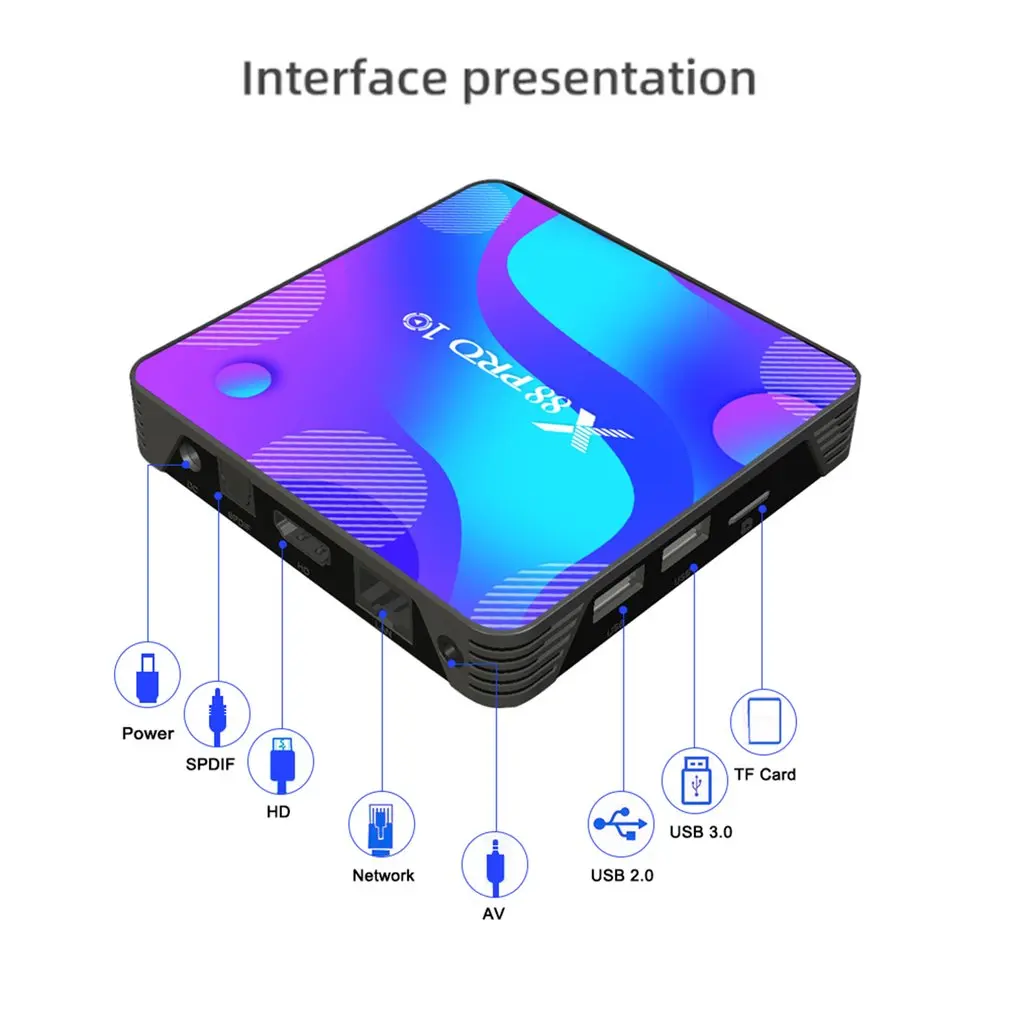 

Transpeed Android 11 TV BOX 2.4G&5.8G Wifi 32G 64G 128G 4k 3D Bluetooth TV receiver Media player HDR+ High Qualty Very Fast Box