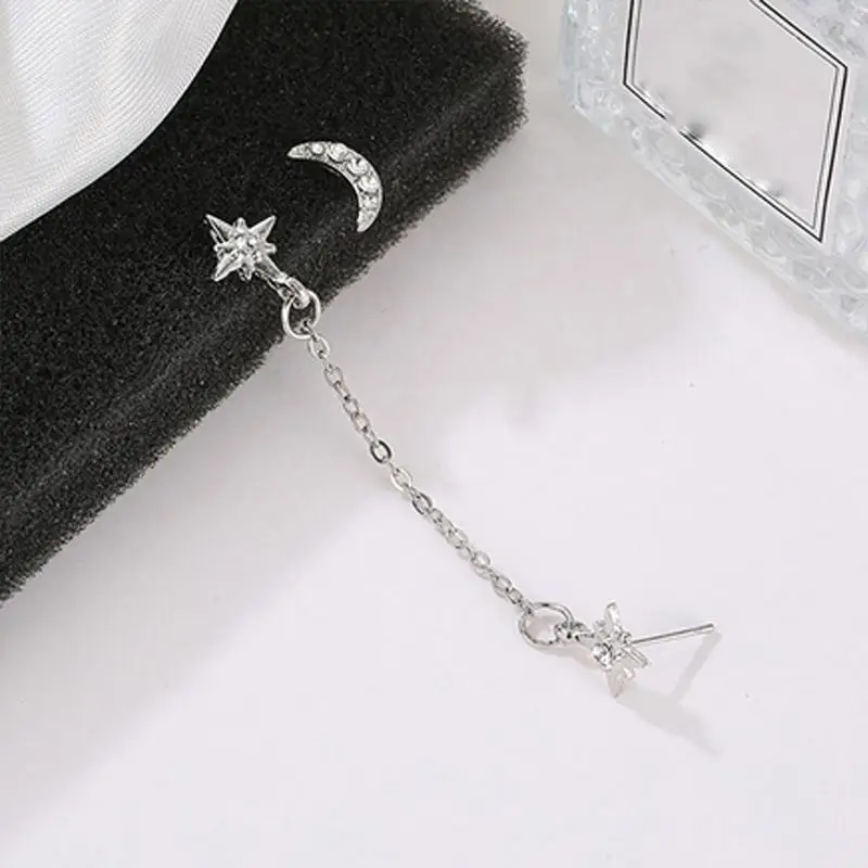 

FDLK Minimalist Statement Stars Moon Earring Stud Earrings Fashion Jewelry Wedding Party For Women Bijoux Accessories
